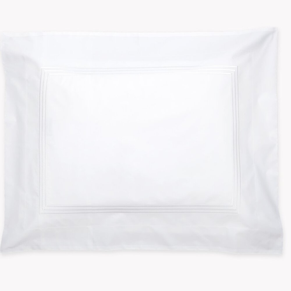 Matouk Bel Tempo Sham Diamond Pique White - King (set of 2)